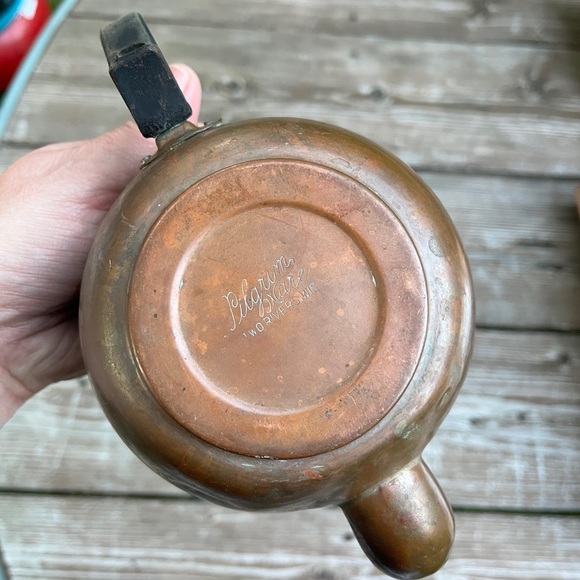🛍️ SOLD 🛍️ Antique Copper Tea Kettle - Picture 5 of 6